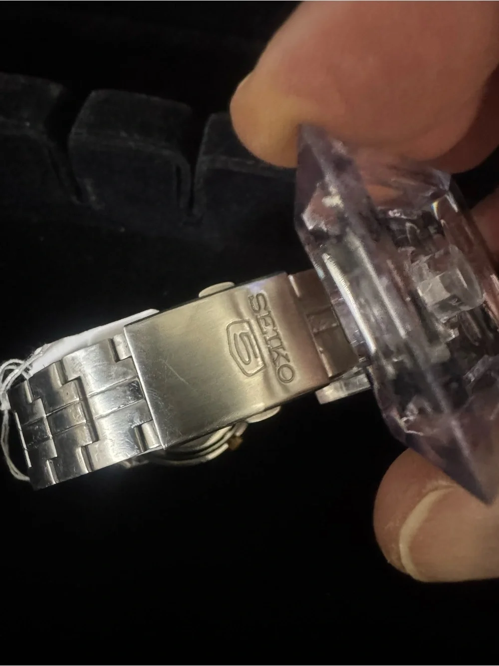 Seiko Silver and Gold Two-Tone Automatic Watch